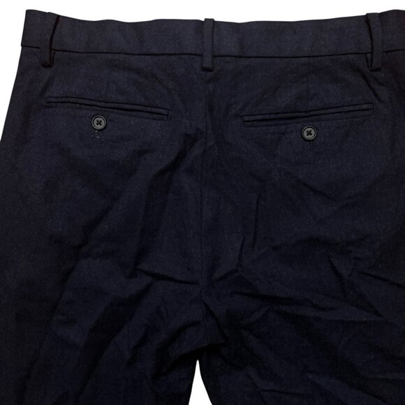 Banana Republic Dress Pants 30x30 Tapered Fit Wool Vitale Barberis Canonico Blue - Picture 4 of 6